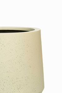 Blumentopf Pflanztopf Fiberglas NEXORA Vesuvcreme
