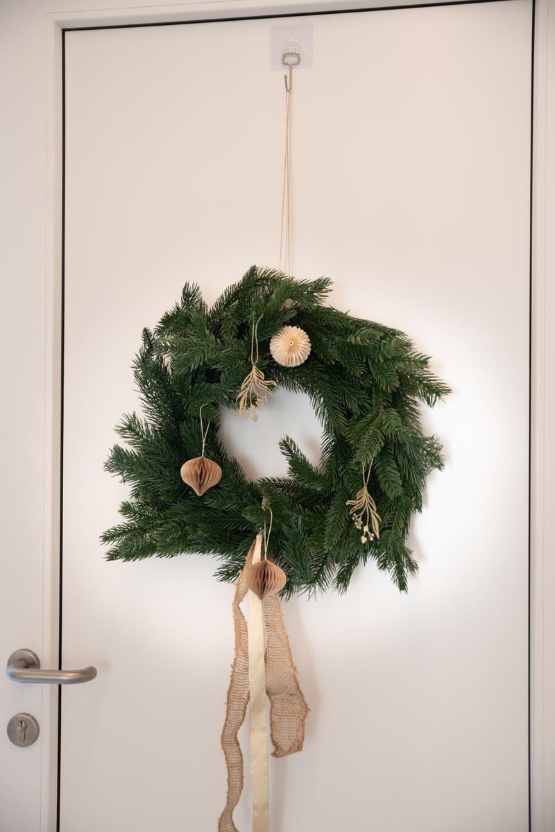 Weihnachtskranz Tannenkranz Kunstkranz BORDINO grün | 50x10 cm | 405015550154