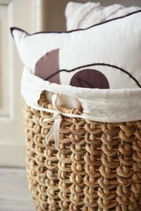 Korb Wäschekorb TINOZZA Wasserhyazinthe Natur