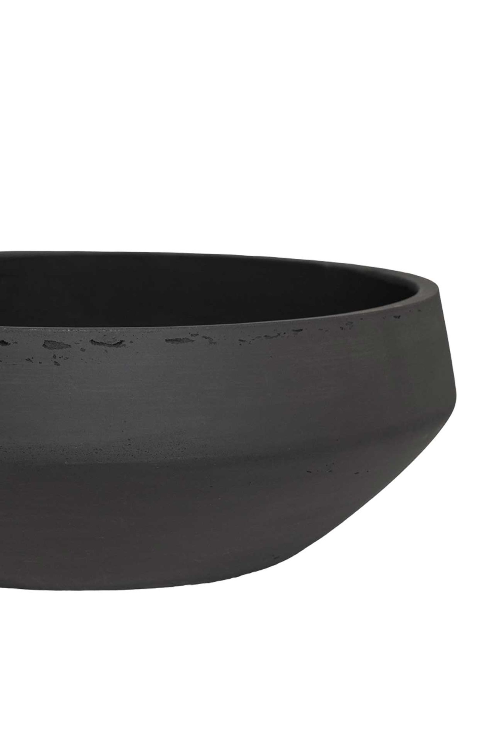 Pflanzschale Dekoschale Fiberglas SKRELLE Vulkangrau Pflanzschale Dekoschale Fiberglas SKRELLE Vulkangrau