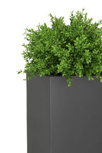 Pflanzkübel Blumenkübel Zink "Block", Anthrazit