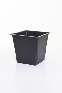 Pflanzkübel Blumenkübel Zink "Block", Anthrazit