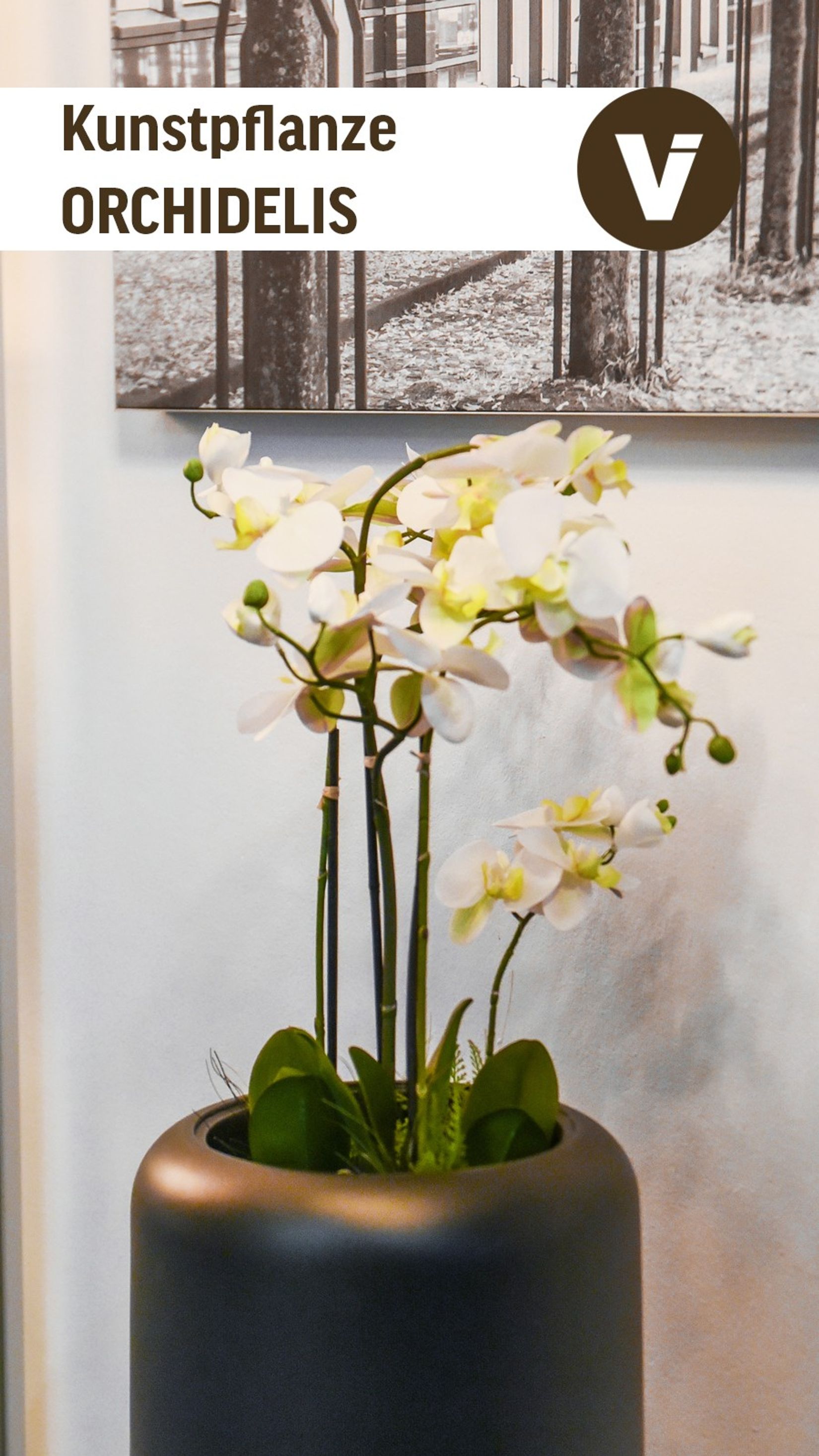 Kunstblume Kunstpflanze Orchidee