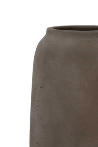Tischvase MONTI Fiberglas 24x34 cm Braun