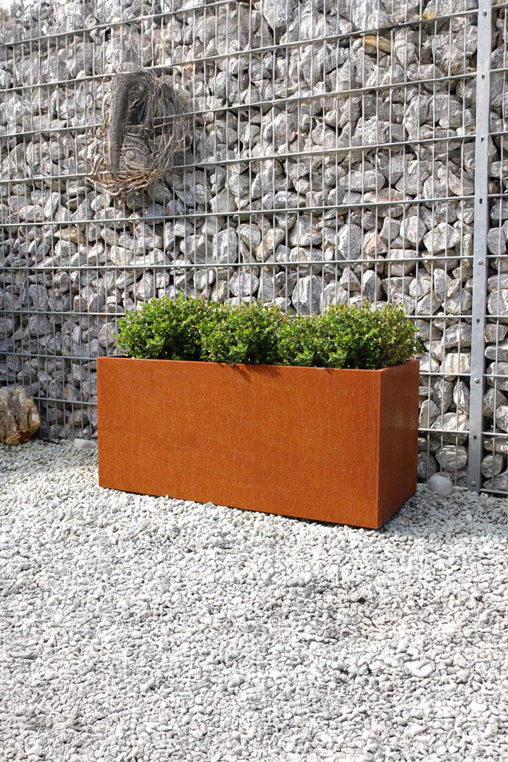 Pflanzkübel Pflanztrog Cortenstahl "Maxi", Rostbraun Pflanzkübel Pflanztrog Cortenstahl "Maxi", Rostbraun