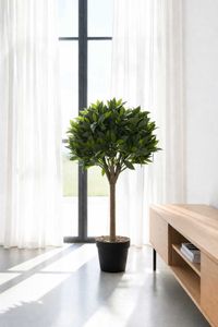 Kunstpflanze Lorbeer Baum im Topf LAURUS