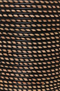 Pflanzkübel Rattan MASTELLO Schwarz Natur