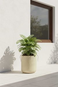 Blumentopf Pflanztopf Fiberglas CHICO Vesuvcreme