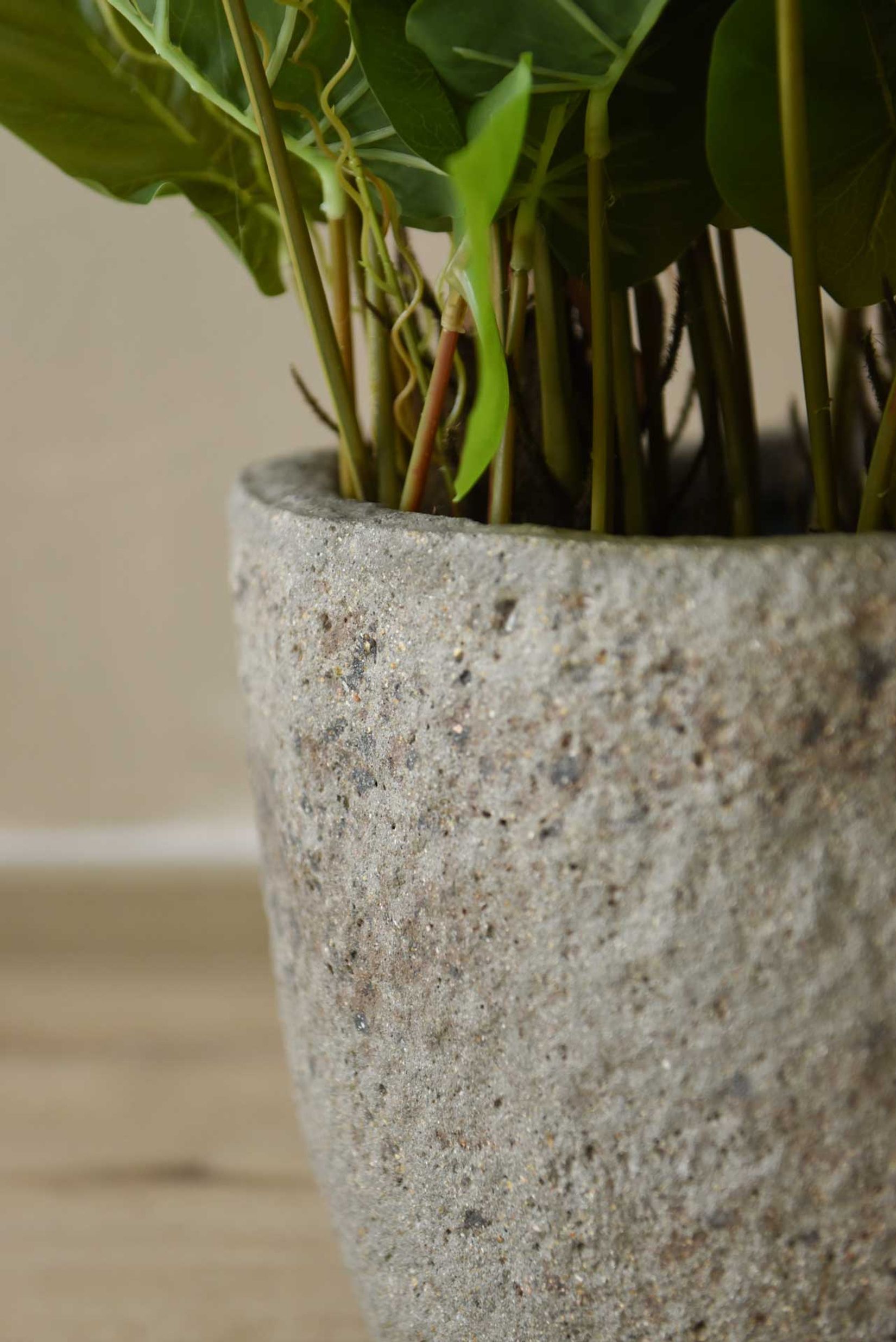 Pflanzkübel Blumentopf Fiberzement LONDA Erdgrau Pflanzkübel Blumentopf Fiberzement LONDA Erdgrau