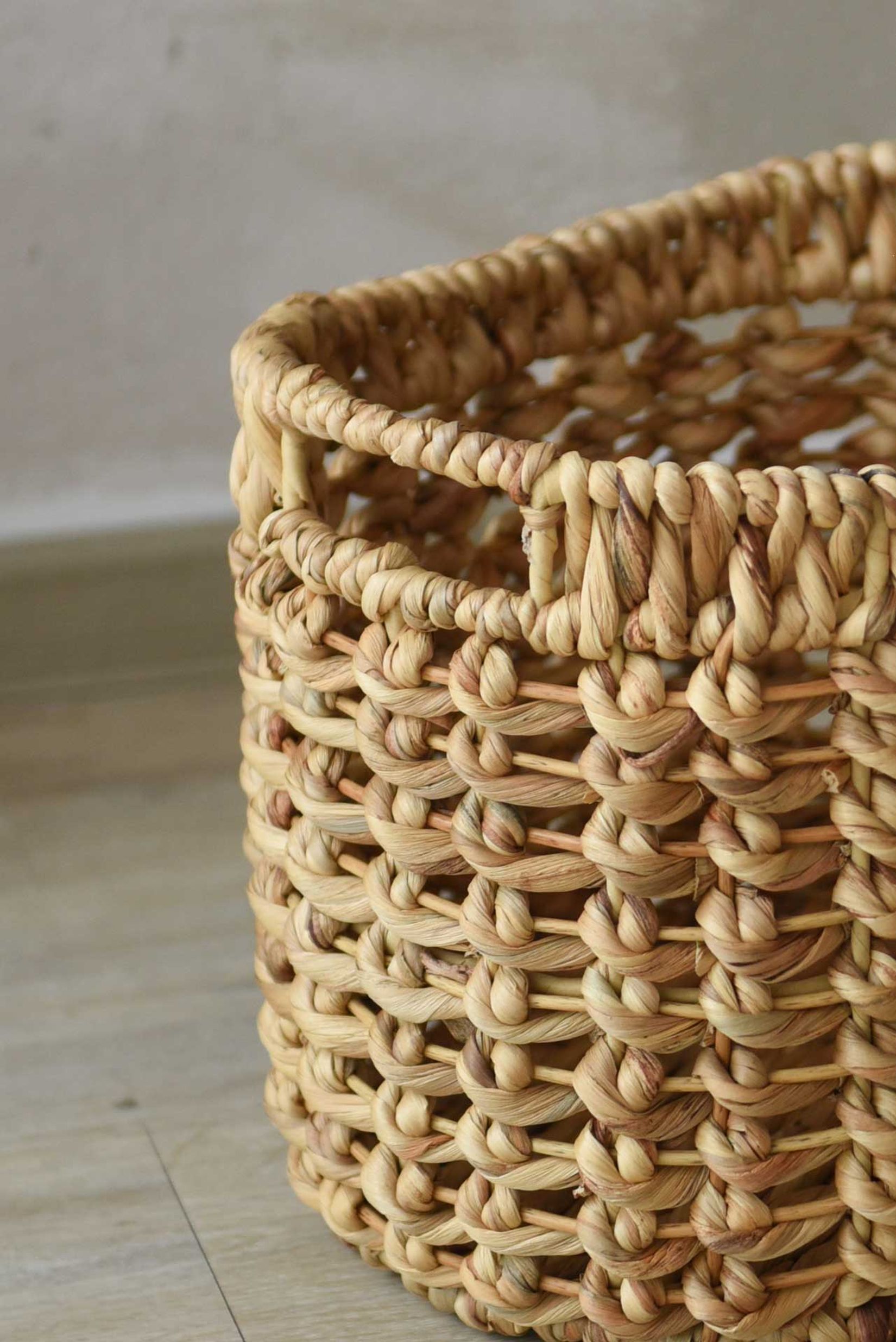 Korb Dekokorb WODA Wasserhyazinthe Natur Korb Dekokorb WODA Wasserhyazinthe Natur