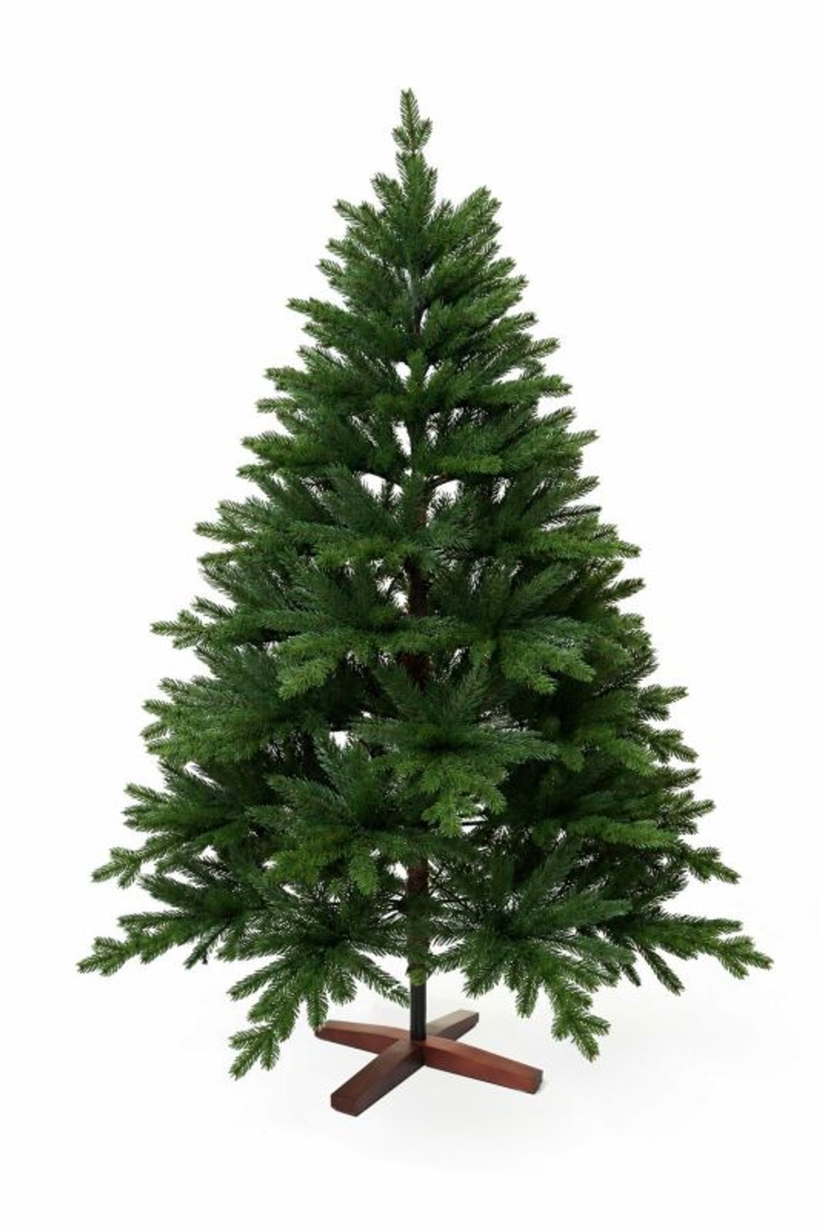 Künstlicher Tannenbaum mit Holzständer VIVANNO