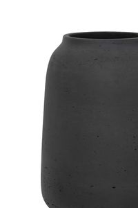 Tischvase MONTI Fiberglas 20x28 cm Anthrazit
