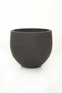 Pflanzkübel Blumentopf Fiberglas RAFIOT Anthrazit