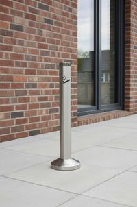 Standaschenbecher Standascher Edelstahl "Fumo", Gebürstet/Poliert Standaschenbecher Standascher Edelstahl "Fumo", Gebürstet/Poliert