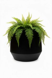 Blumentopf Pflanztopf Fiberglas NEXORA Schwarz