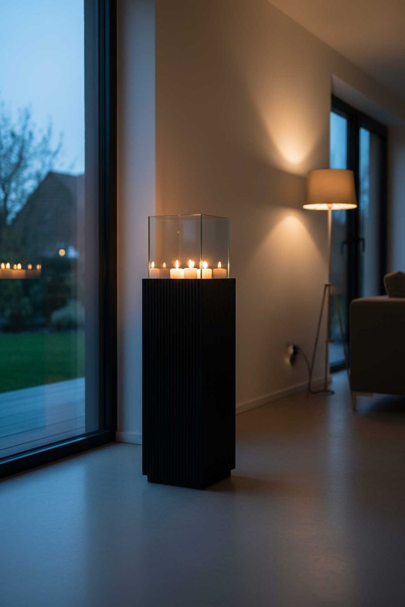 Windlicht Fiberglas Candela Skandischwarz | 1110500
