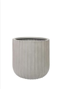 Blumentopf CHICO ARC Fiberglas 40x40 cm Grau Blumentopf CHICO ARC Fiberglas 40x40 cm Grau