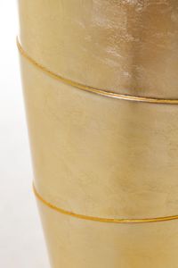 Exklusiver Blumenkübel Pflanzkübel Fiberglas MOENA - Gold Hochglanz