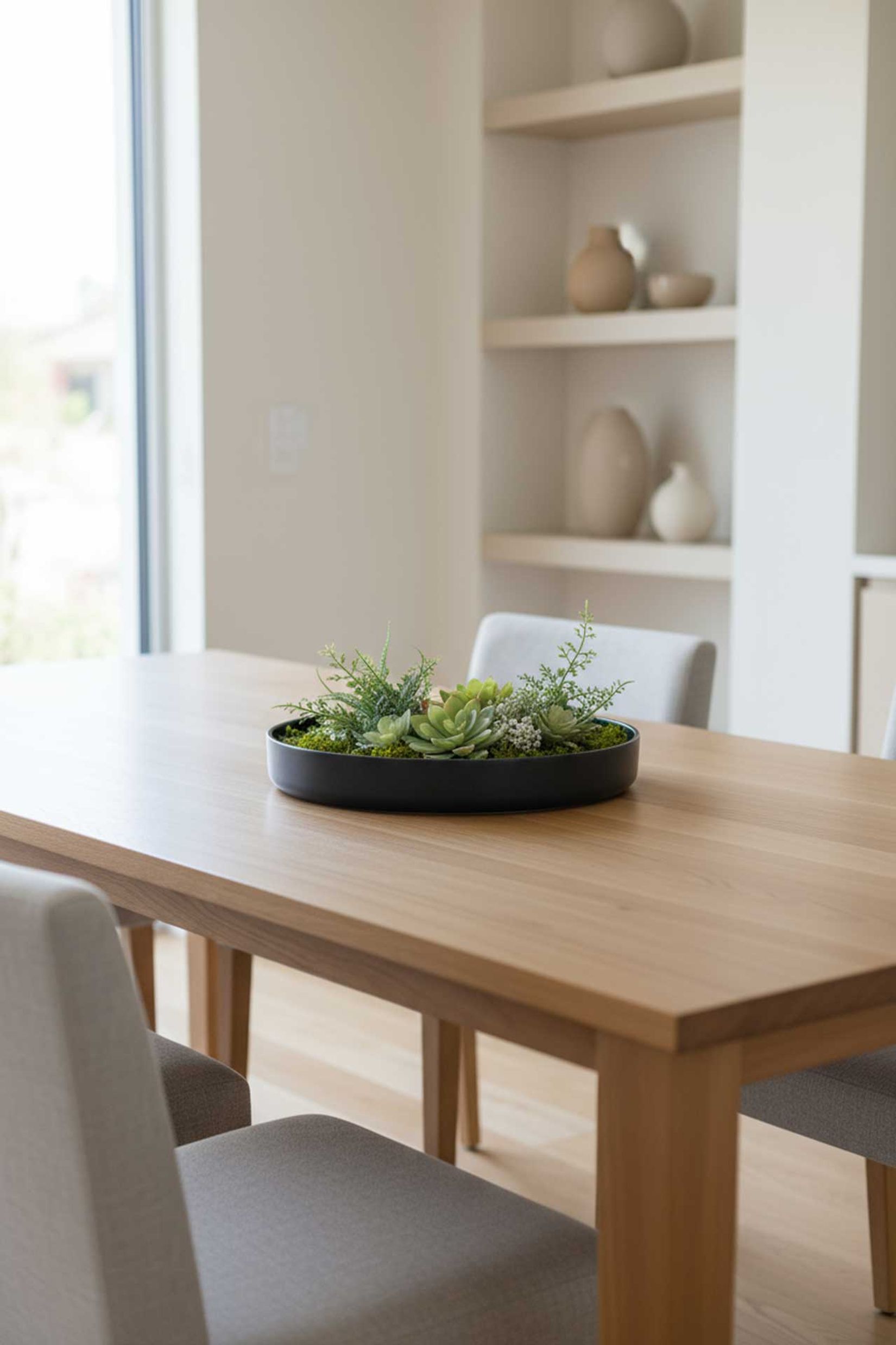 Pflanzschale Dekoschale Fiberglas ORYVEN Anthrazit