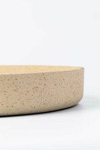 Pflanzschale Dekoschale Fiberglas ORYVEN Arbanecreme
