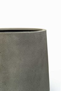 Blumentopf Pflanzkübel Fiberglas VEKRA Vesuvgrau