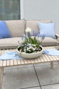 Pflanzschale Blumenschale Fiberglas PLANA creme