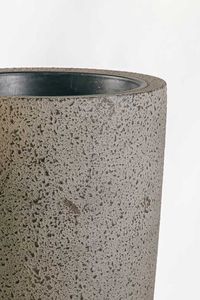 Pflanzkübel Blumenkübel Fiberglas CITY creme rough