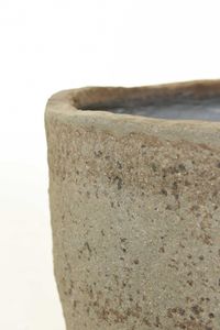 Pflanzkübel Blumentopf Fiberzement LONDA Erdgrau