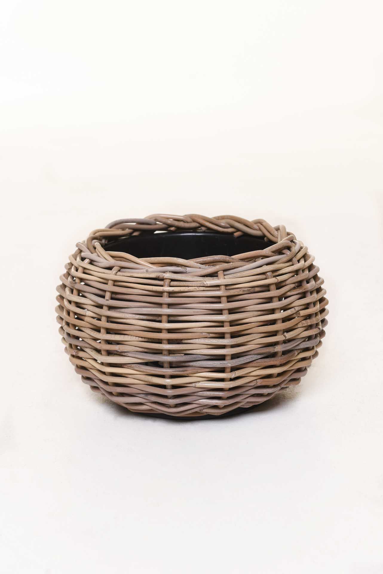 Kölle Pflanzkorb 'Nanna' Aus Recyceltem Kunststoff - Natur-Optik, Rustikal, Für Balkon & Garten