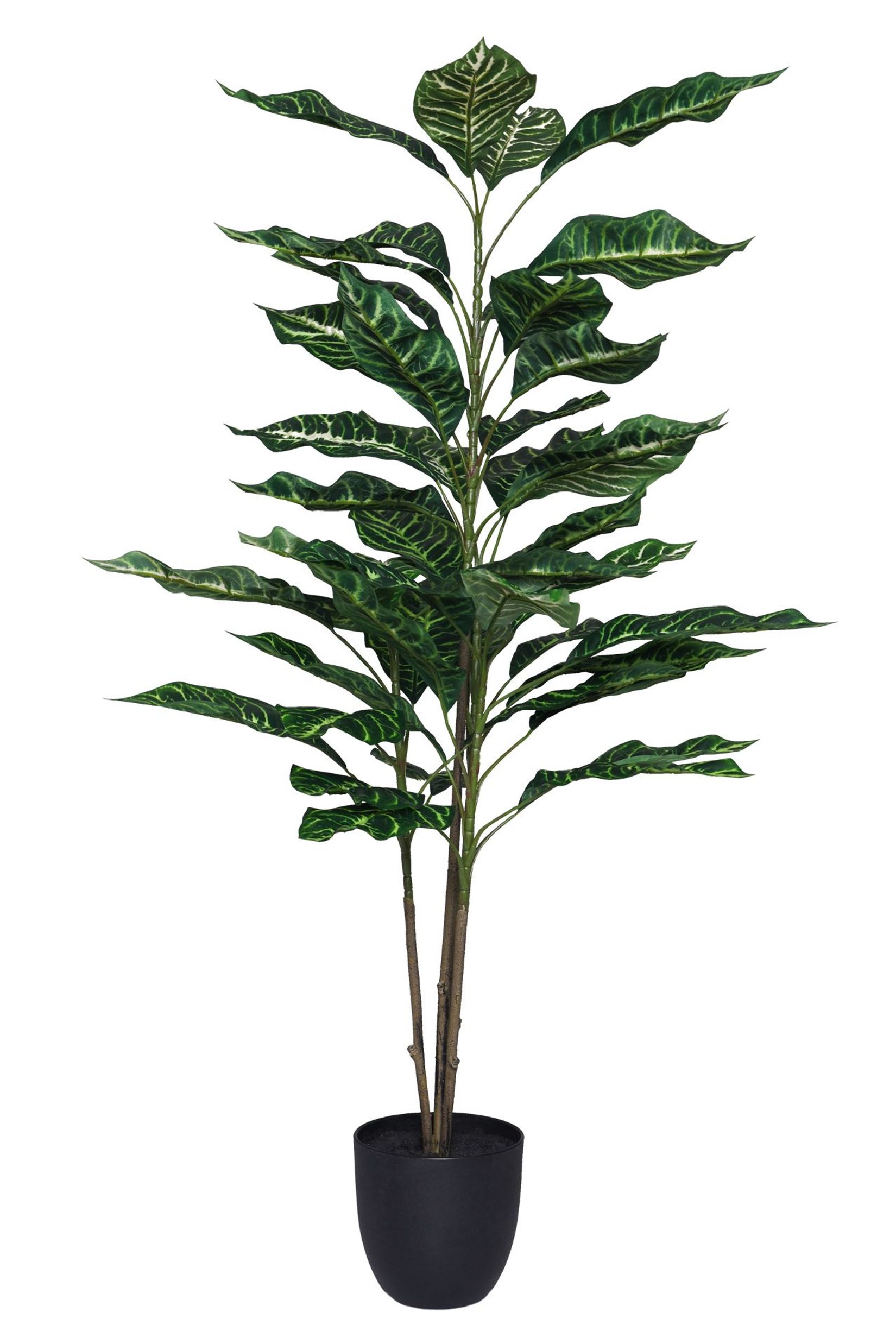 Kunstpflanze Dieffenbachia Zebrablatt im Topf GLORIA