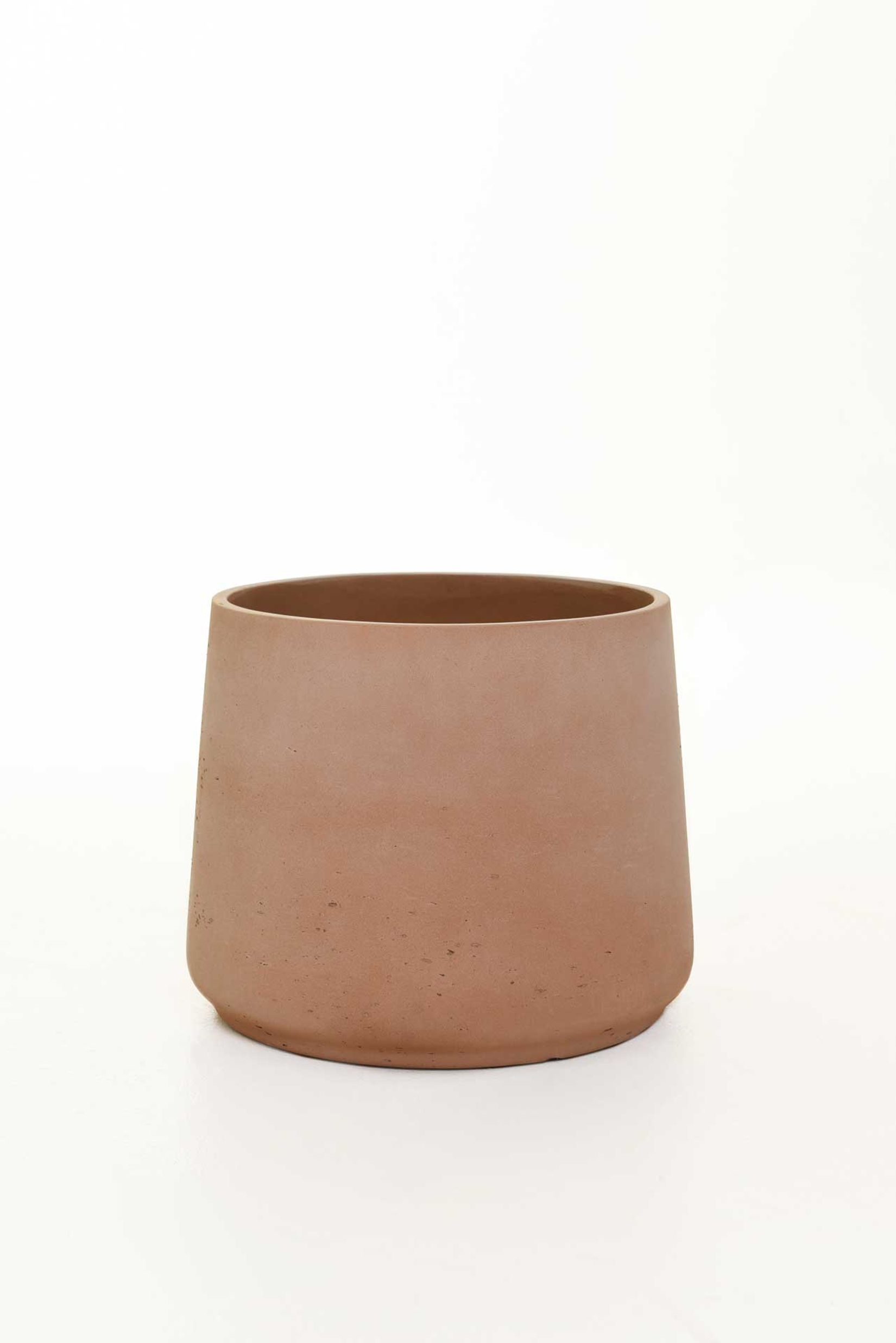 Blumentopf Fiberglas TROPICO Vulkanapricot Blumentopf Fiberglas TROPICO Vulkanapricot