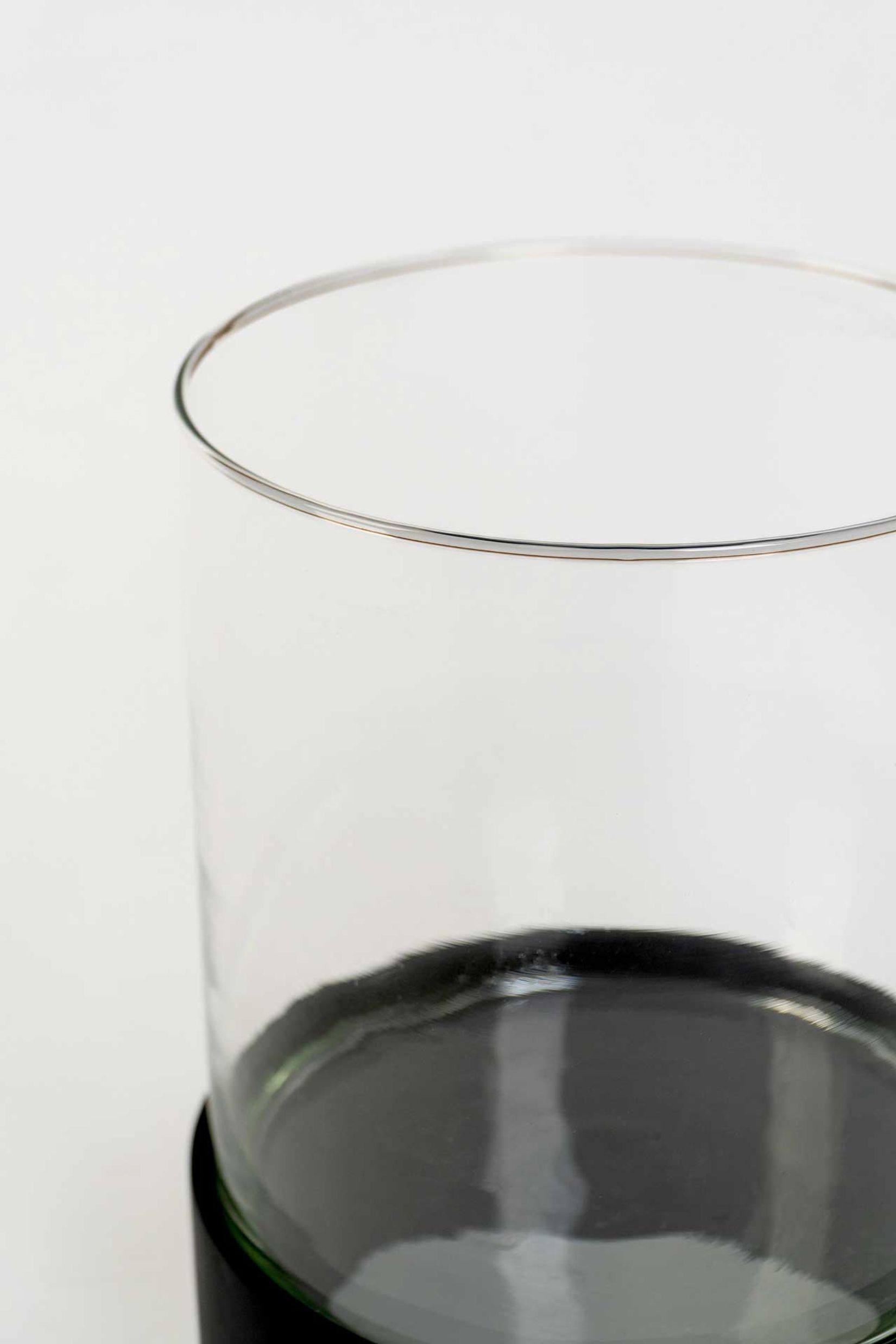 Windlicht Kerzenhalter CANDIRA rund Schwarz Matt Windlicht Kerzenhalter CANDIRA rund Schwarz Matt