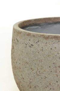Pflanzkübel Blumentopf Fiberzement RAFIOT Erdgrau