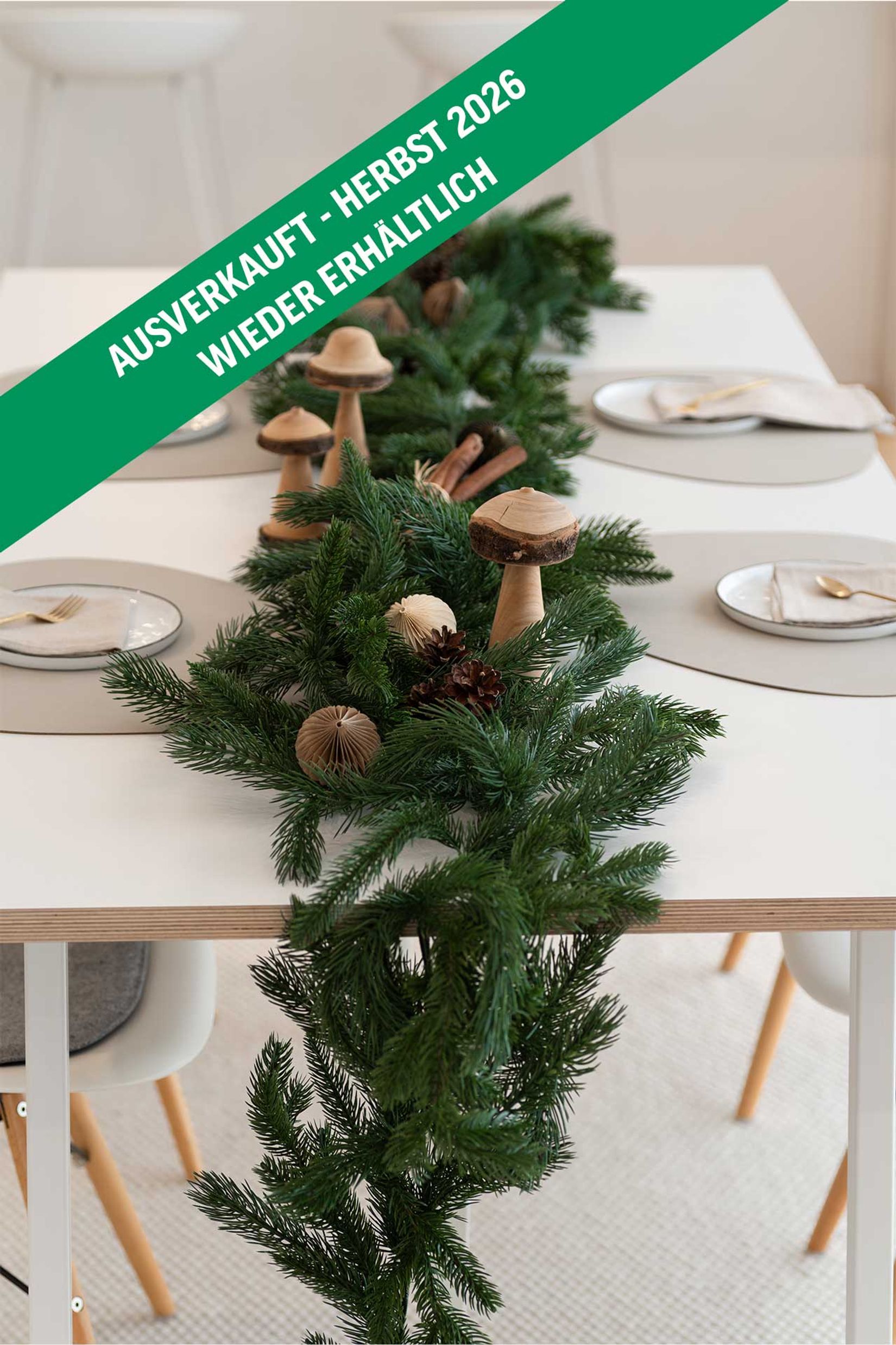 Tannengirlande Weihnachtsgirlande künstlich COLLANA grün 