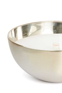 Schale mit Kerze Edelstahl Metall Halbkugel SOPLAR