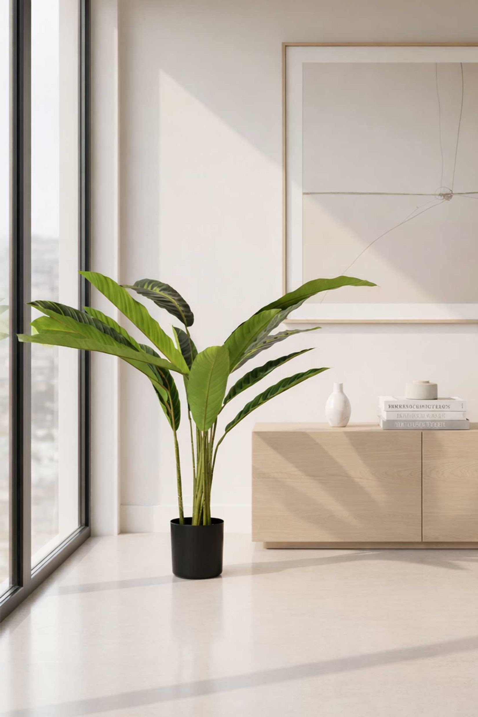 Kunstpflanze künstliche Blattpflanze im Topf Kunststoff NICOLA Kunstpflanze künstliche Blattpflanze im Topf Kunststoff NICOLA