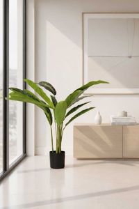 Kunstpflanze künstliche Blattpflanze im Topf Kunststoff NICOLA Kunstpflanze künstliche Blattpflanze im Topf Kunststoff NICOLA