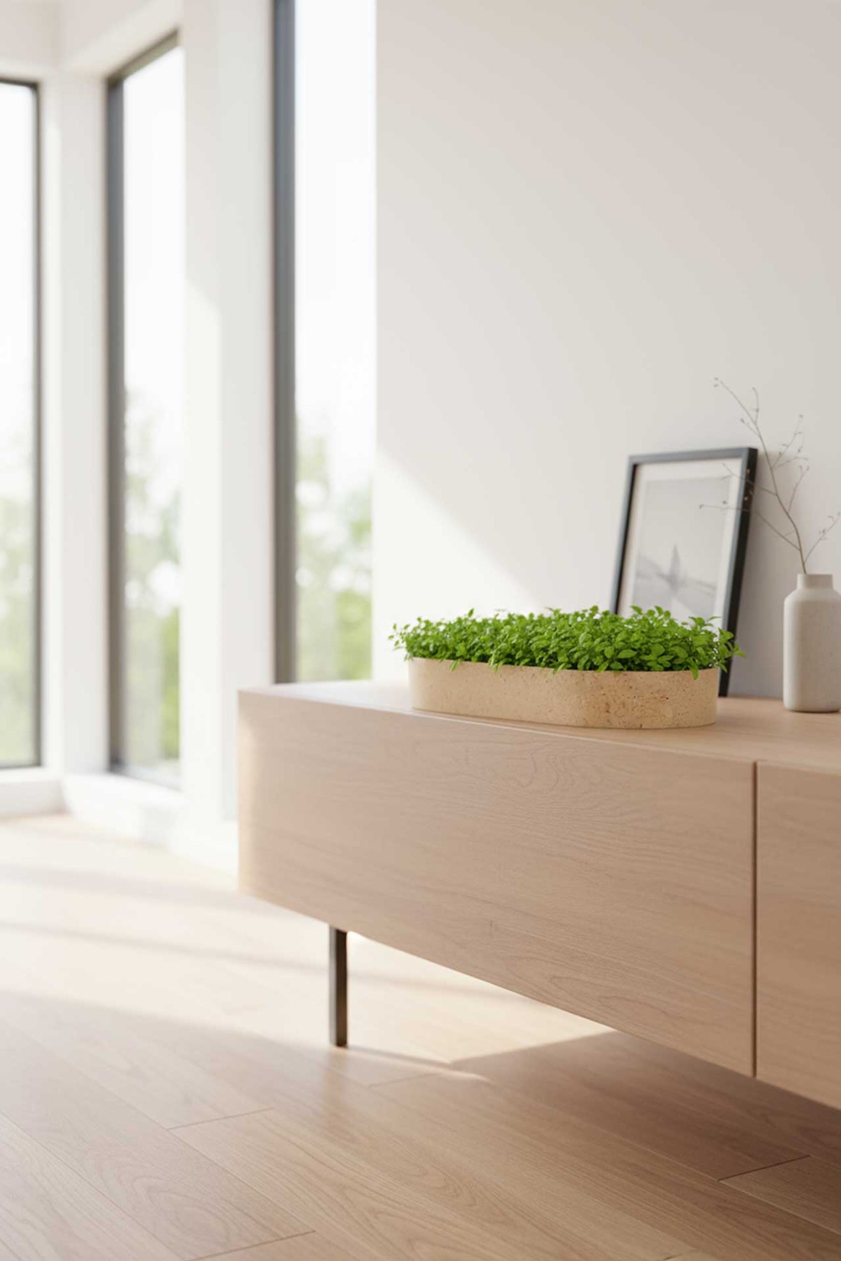 Pflanzschale Dekoschale Fiberglas SOLENA Arbanecreme