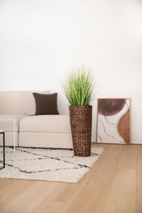 Pflanzkübel Blumenkübel Wasserhyazinthe "Classic Round", Braun