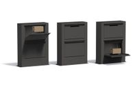 Standbriefkasten Paketkasten Design Postbox Aluminium Schwarzgrau PARC