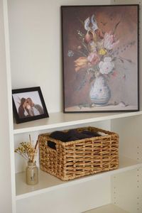 Regalkorb CESTERO Wasserhyazinthe Natur