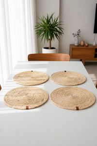 4er Set Tischset Platzset Set Maisblatt ILANA