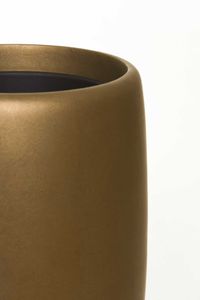 Pflanzkübel XELA Fiberglas 34x92 cm Gold