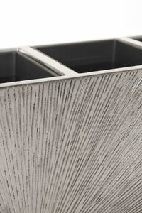 Raumteiler Fiberglas ELEMENTO 88x30x75 cm Silber