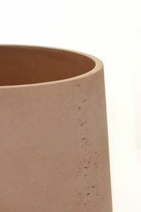 Blumentopf Fiberglas TROPICO Vulkanapricot