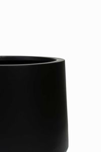 Blumentopf Pflanztopf Fiberglas NEXORA Schwarz