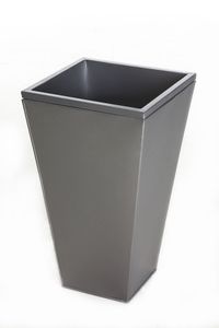 Pflanzkübel Blumenkübel Zink "New Advance", Silber