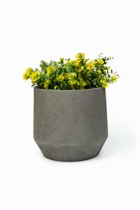 Pflanzkübel Blumenkübel Fiberglas NEXORA Vesuvgrau