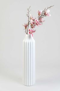 Bodenvase Fiberglas VERTO Weiß Matt