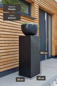Podest Säule Fiberglas, Anthrazit
